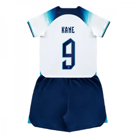 Fußballtrikots England Kane 9 Kinder Heim Trikotsatz WM 2022